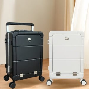 Front Opening Dry Wet Separation Suitcase 20-inch