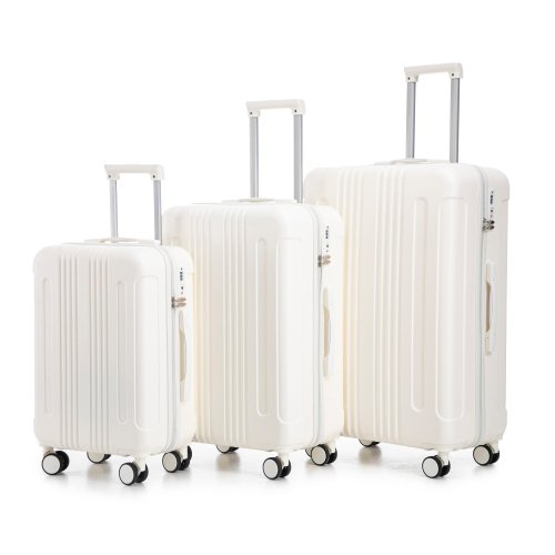20 24 28 3 Pcs Set In ABS Spinner Wheel Luggage, Carry On Suitcase, Matching Color, TSA Combination Lock - Image 2