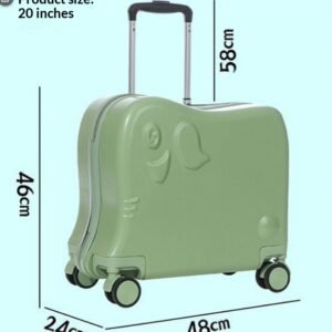 Cute Candy-colored Rolling Luggage For Kids